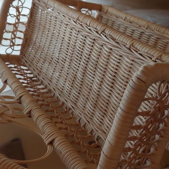 Vintage Boho Wicker Shelf - Picture 14 of 14